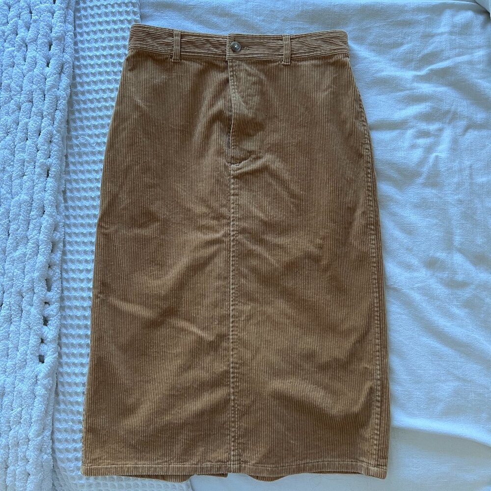 NWT Polo Ralph Lauren Cotton Corduroy Pencil Skirt - Picture 5 of 8